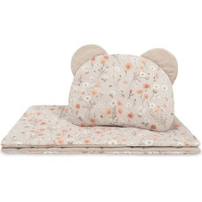 Sensillo STROLLER SET VELVET BLOOM BEIGE