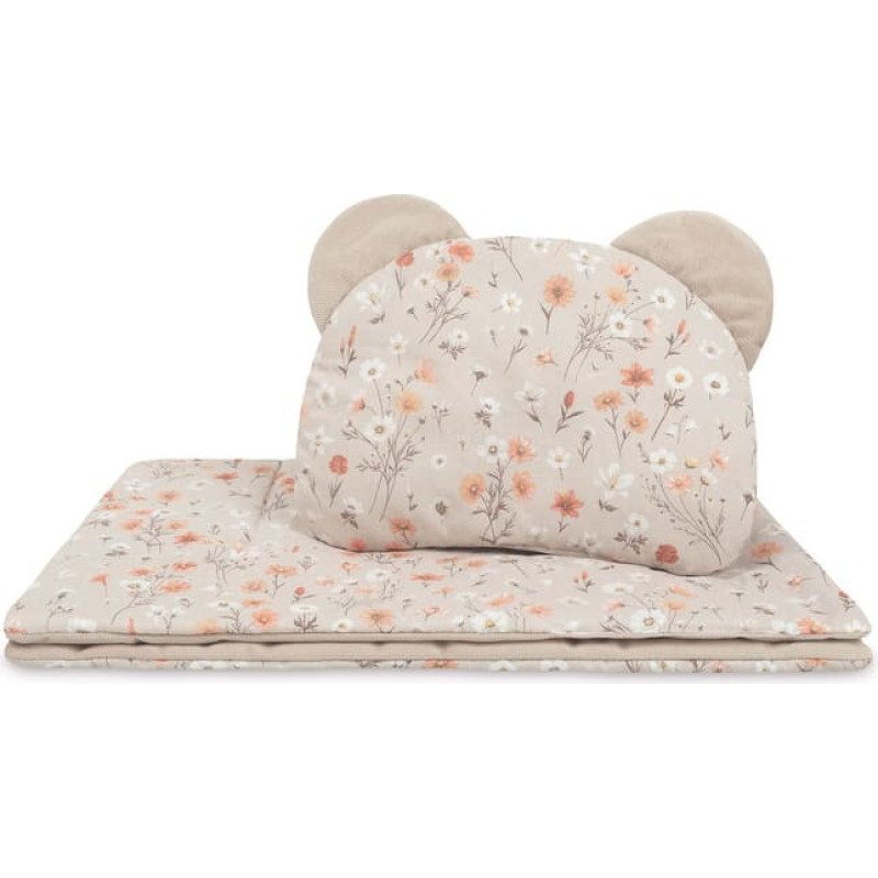 Sensillo STROLLER SET VELVET BLOOM BEIGE