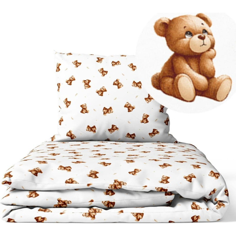 Ankras Cover set - 2 pcs - 120x90, 40x60  - a PENSIVE  BEAR