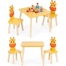Ecotoys Galdiņ&scaron;+ 2 krēsliņi GIRAFFE 07035