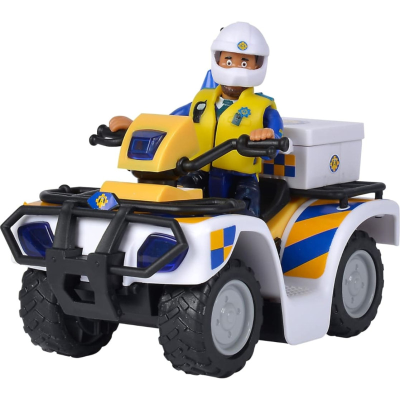 MIX Smoby 8367 Strażak Sam Quad Policyjny z Figurką