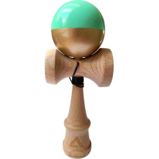 Kendama Half Split Teal and Gold