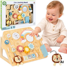 Woopie GREEN 2-in-1 House Manipulation Board 8 pcs.