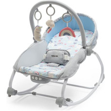 Baby Mix 53425 LOUNGER WITH UNICORN VIBRATION