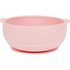 Silicone bowl Whale Pink