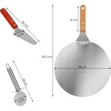 Springos Pitsakomplekt Springos KI0061 30 cm