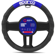 Sparco Steering Wheel Cover, black/blue