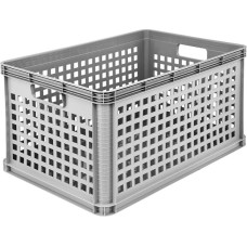 Keeeper Transportēsanas grozs ar kravnesību līdz 60kg Robert 60x40x32cm 64L pelēks