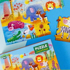 Dodo Educational puzzle Puzzle In hot Africa 60 pcs