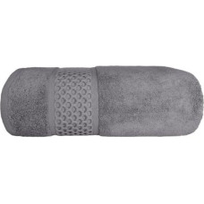 TOWEL RETE 50X90 TERRY GREY 650G. COTTON. TWO-LOOP YARN SOFT TOUCH 24/2