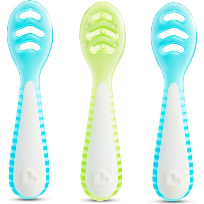 Munchkin karote, 3 gab., Gentle Dip, Blue-Green,, 4m+, 90262P