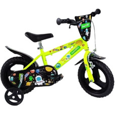 Bimbo Bike Children's bicycle Bimbo Bike 12'' ''GALAXY'', black/neon green