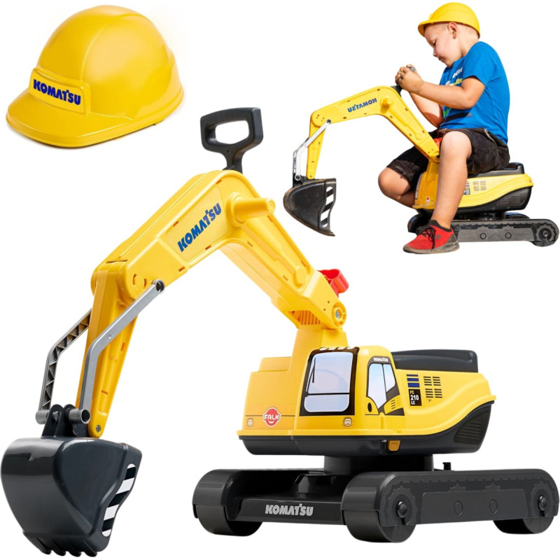 Falk ekskavatorius Komatsu sukamasis, kastuvas + šalmas