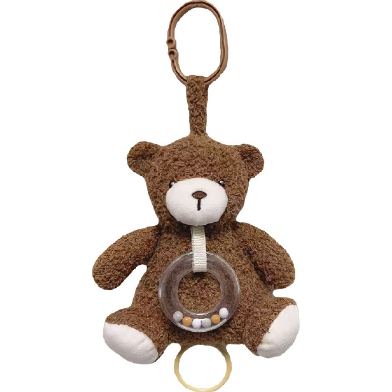 Tulilo Lullaby Toy - 95021 - BEAR - BROWN - size 18 cm