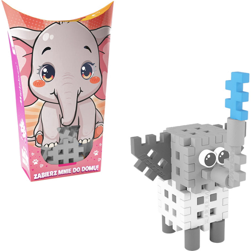 MINI WAFFLE POCKET PETS SŁOŃ 25 ELEM.