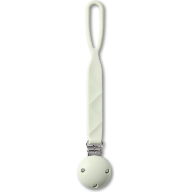 Babyono soother holder silicone green1469/04