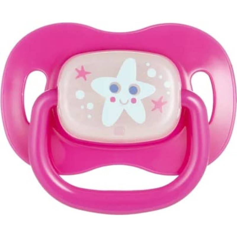 Canpol 22/410_pin_new Smoczek uspokajający silikon 0-6m okrągły Love&sea