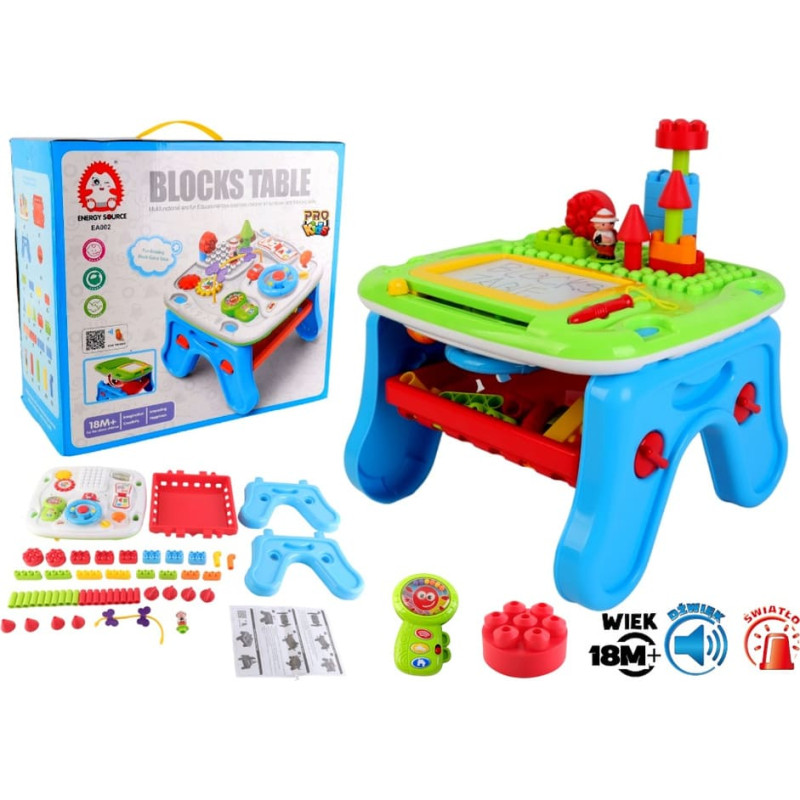 Other 05154 STOLIK DO NAUKI I ZABAWY Z KLOCKAMI