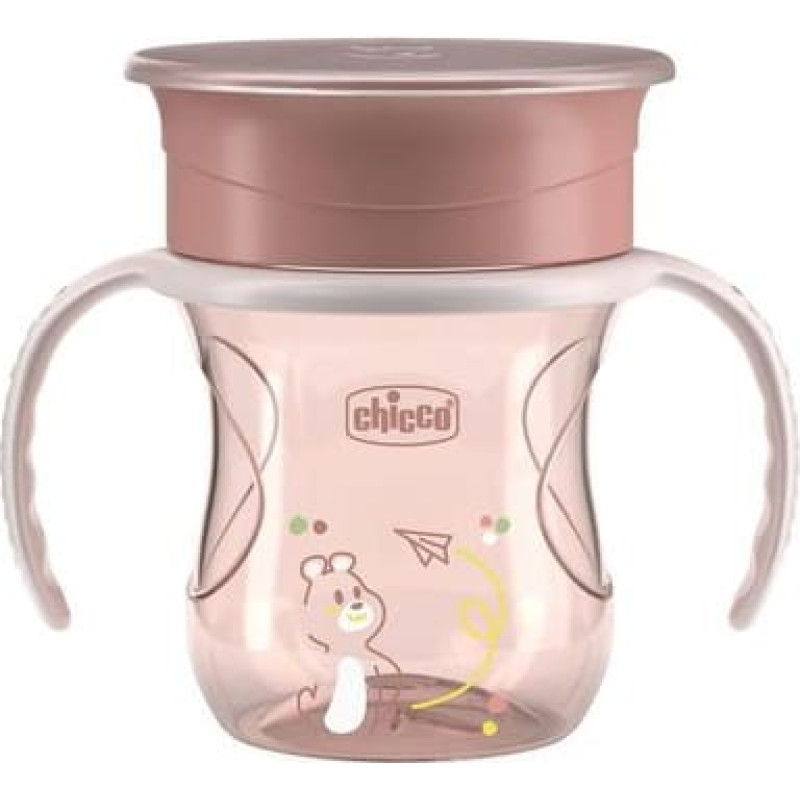 Chicco 180677 360 CUP FOR LEARNING TO DRINK 12+ PINK