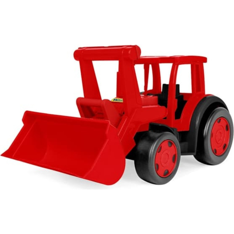 Wader 66028 Gigant - Traktor ładowarka czerwony