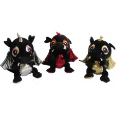 DINOZAUR SMOK PLUSZOWY CZARNY 3 KOLORY