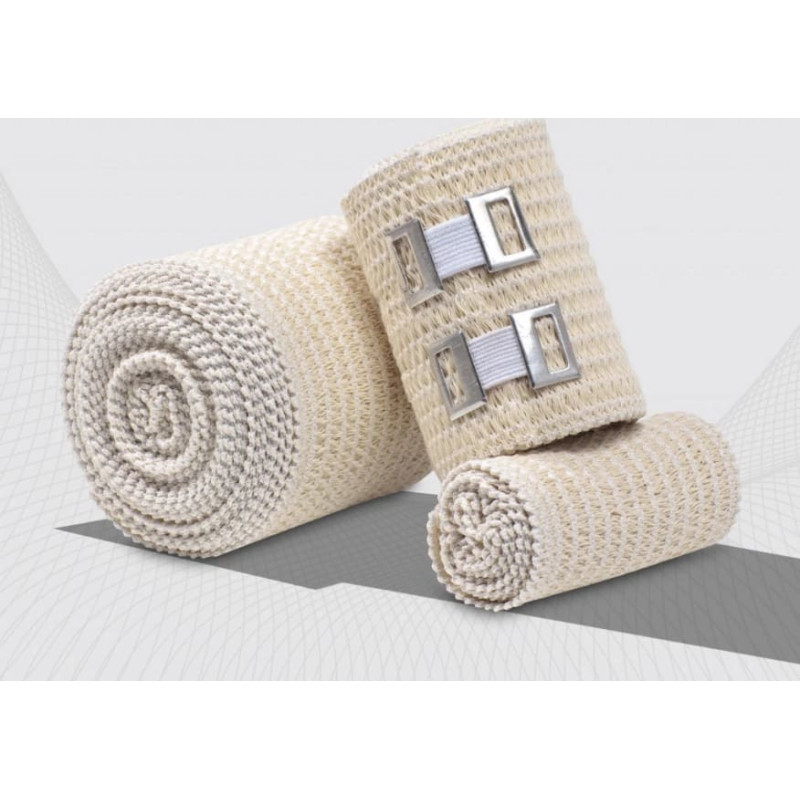 Tonus Elast 9512 Medical elastic bandage (tape type), medium stretch, 80 mm wide, 0.6m height