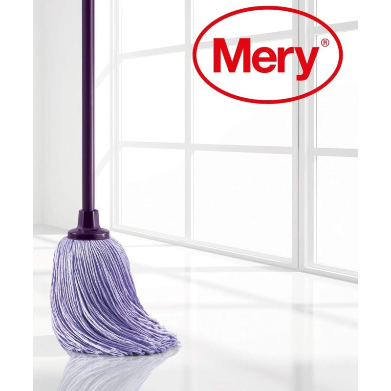 Mery Nomaināma mikro&scaron;ķiedras birstes galviņa La Original 22 cm 168 g ar birstes rokturi 140 cm