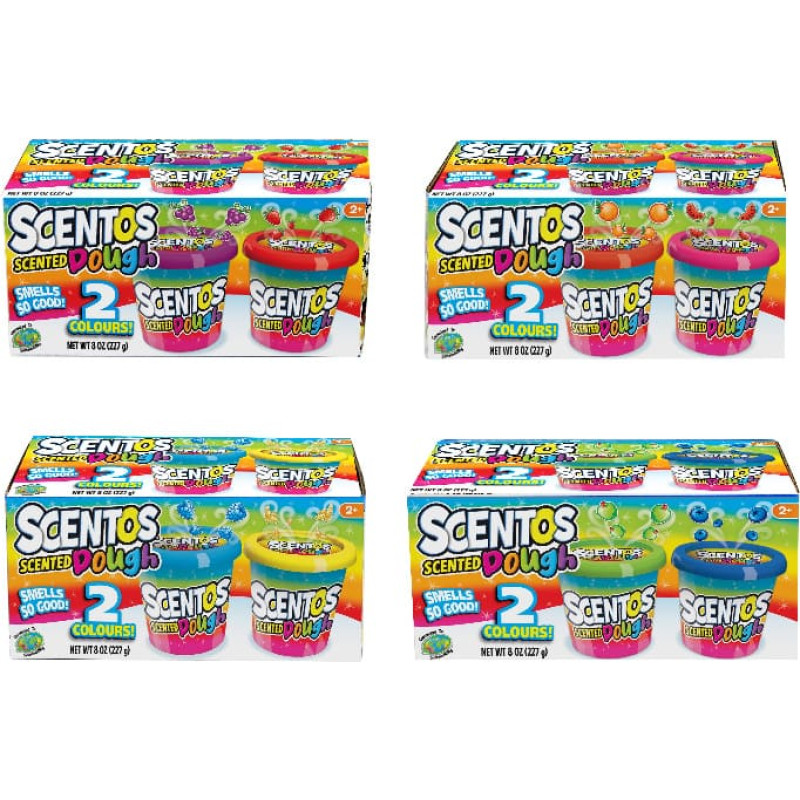 Dumel SCENTOS ST 45610 lõhnastatud plastiliin, 2 tk, erinevad värvid