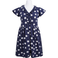 Ubranka EWA 970453 LINDA Koszula ciążowa granatowa stokrotki XL