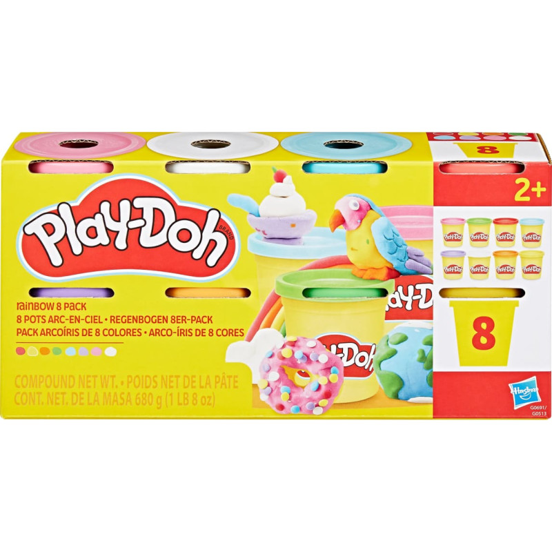 Hasbro Play Doh PLAY-DOH Plastilino rinkinys, 8 vnt.