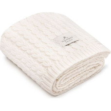 My Memi Silts pleds no 100% merino vilnas Cream - Premium Kolekcija