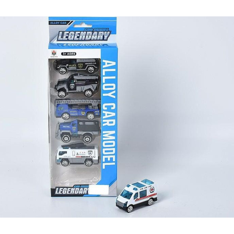 Other 551374  ZESTAW AUT POLICJA z KARETKĄ