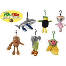 Brainrot ITALIAN BRAIN ROT AI mīkstais atslēgu piekariņ&scaron;, 10 cm, asort., BRT003