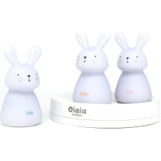Marko OLB-XY-GR Zestaw 3 lampek nocnych LED Białe Króliki