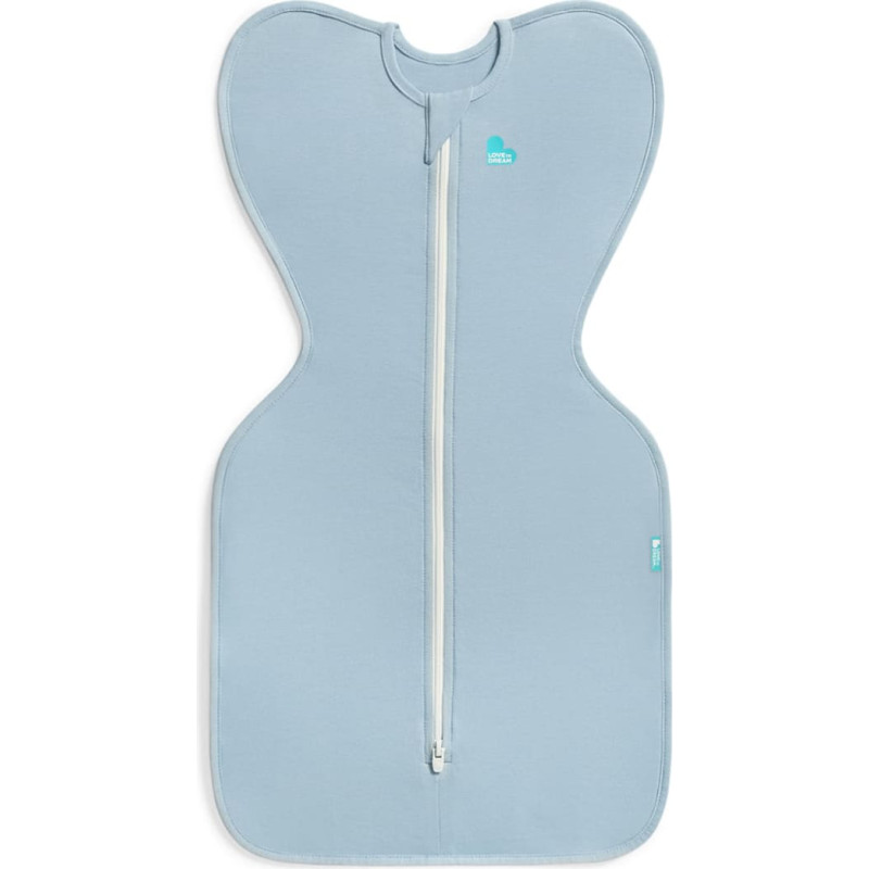 Love To Dream SWADDLE UP STRETCH COTTON SOFT BLUE NB