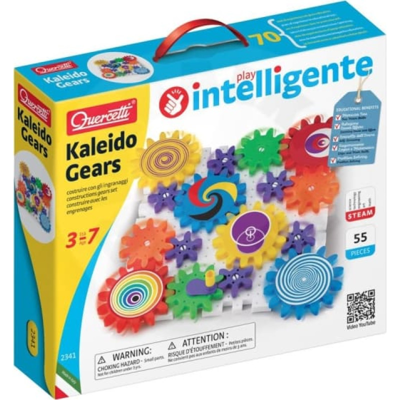 Quercetti Gear system ''Kaleido Gears'' 3+ y