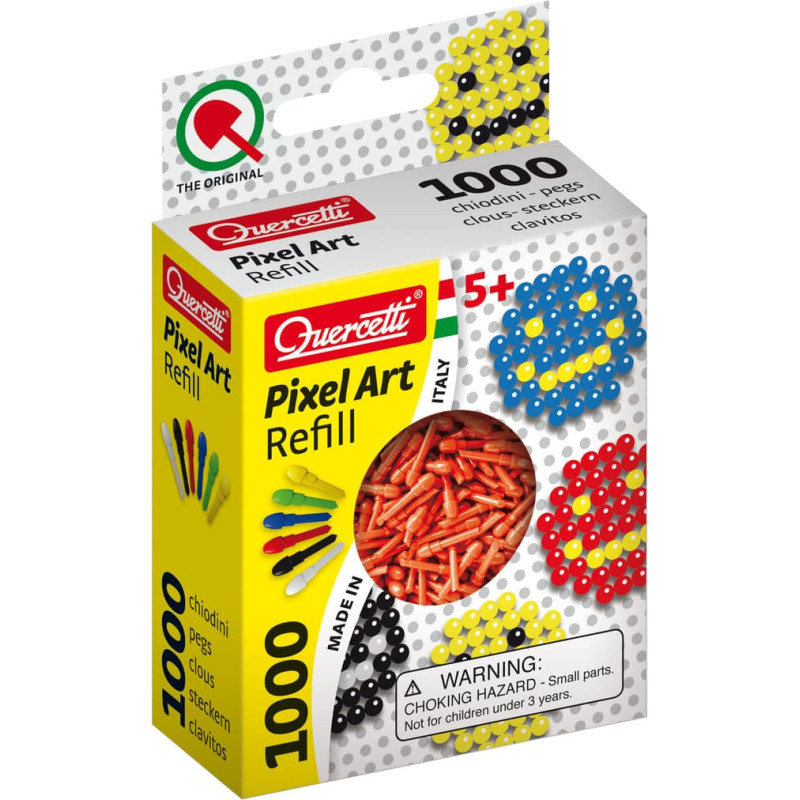 Quercetti Pixel Art Mosaic Pieces (red) 5+ y