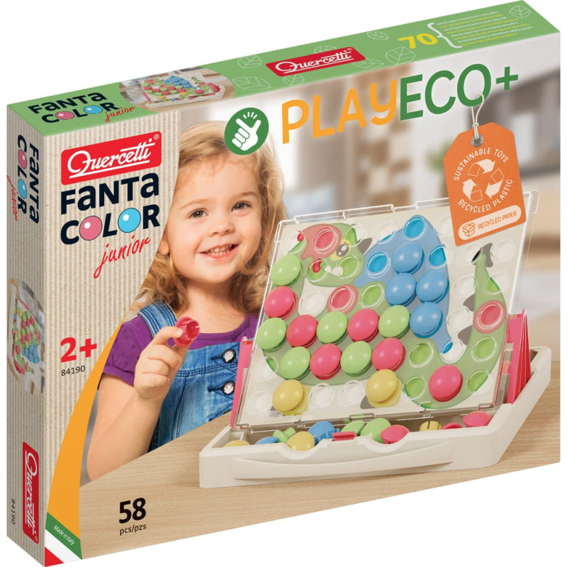 Quercetti Mosaic Fantacolor Junior Play Eco 2+ y