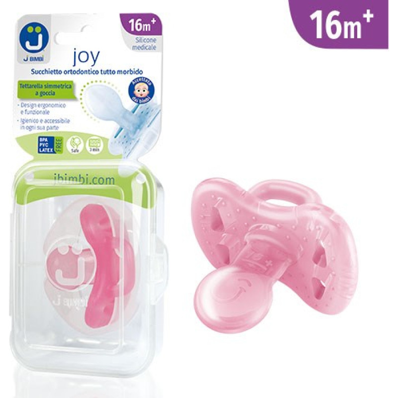 Pacifier Joy 16m+ rose