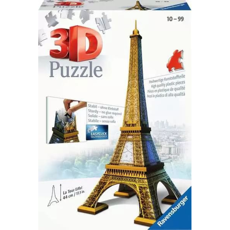 Ravensburger 3D Puzzle Eiffel Tower, 216 pcs, 10+