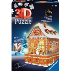 Ravensburger 3D Puzzle Gingerbread House, 216 pcs, 8+