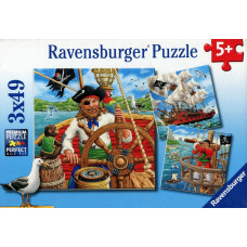 Ravensburger Puzzle 3x49 pcs Pirates