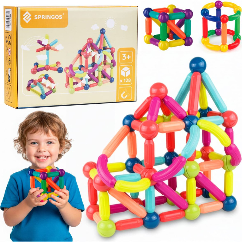 Springos Magnetehituskomplekt 128 osa Springos KG0050