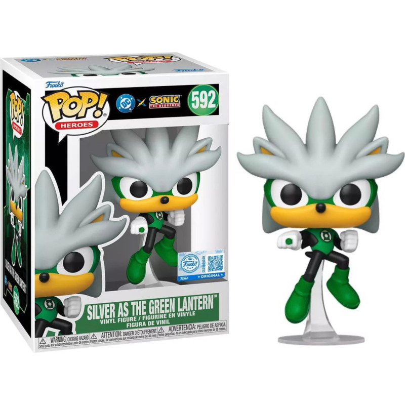 Funko POP! Vinilinė figūrėlė: DC / Sonic - Silver / Green Lantern