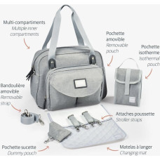 Beaba / Red Castle Geneva II changing bag heather