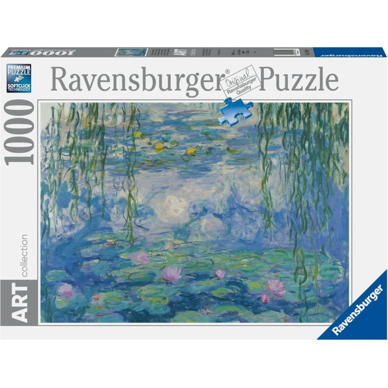 Ravensburger Puzzle 1000 Monet: Water Lilies