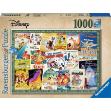 Ravensburger Puzzle 1000 Disney Vintage Movie Posters