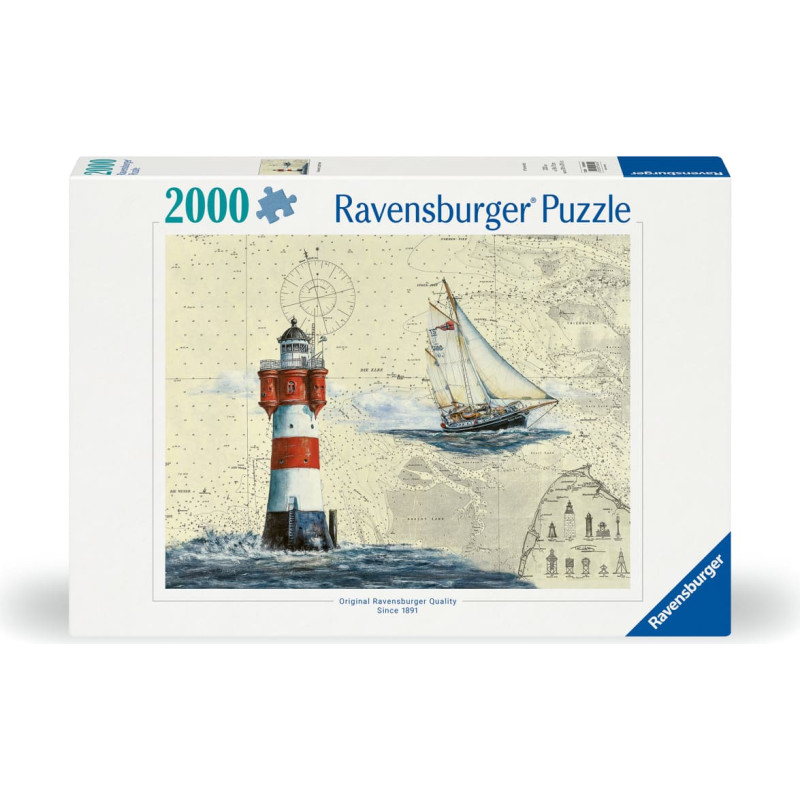 Ravensburger Puzzle 2000 Romantic Lighthouse