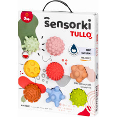 Tullo 803 Piłki sensoryczne Sensorki 8 szt. bez dziurki pastelowe