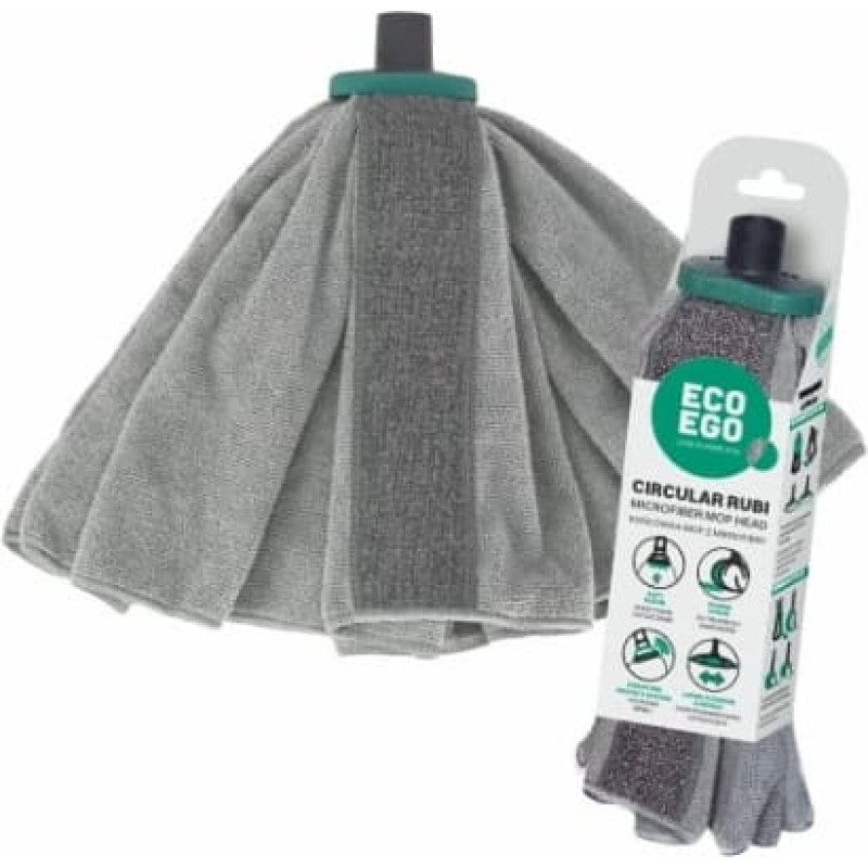 Eco Ego Apmaināmā mikro&scaron;ķiedras galva CIRCULAR RUBI Eco Ego